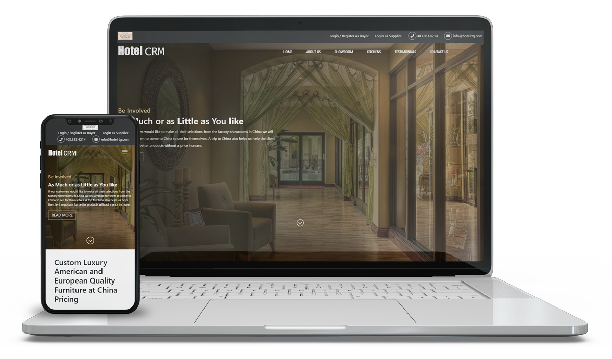 HotelCRM - Hotel Products & Buyer Portal