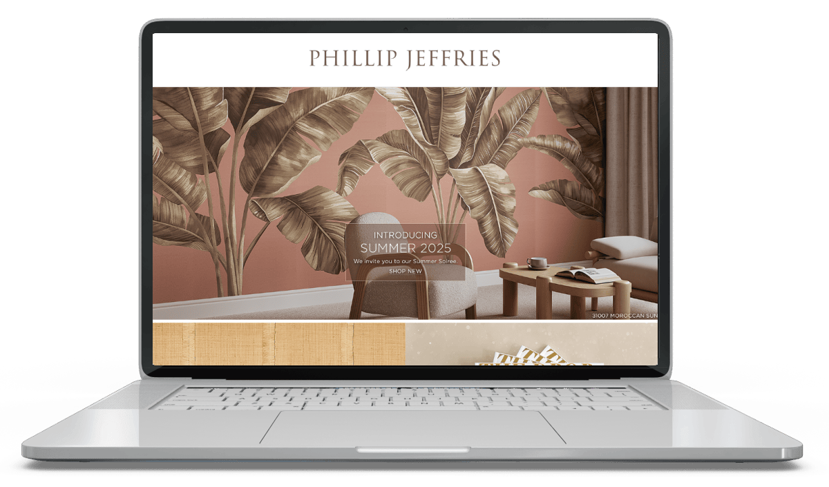 Phillip Jeffries - Luxury Wallcovering Digital Platform
